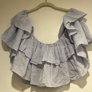 Never worn off the shoulder flowy top size small